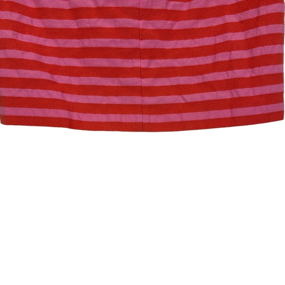 J Crew Factory Striped Mini Skirt Pink Orange 2 - Picture 11 of 15